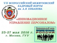 Всероссийский межвузовский кадровый форум им. А. Я. Кибанова